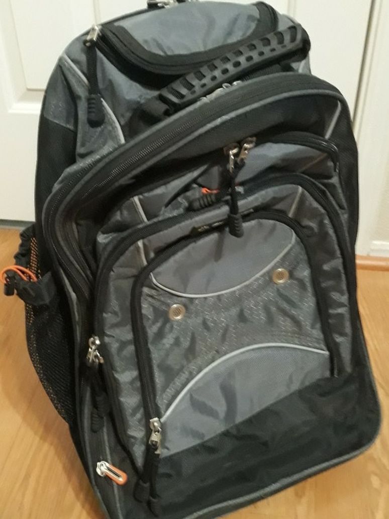 Rolling Backpack Travel Case Like New