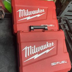 Empty Milwaukee Impact Wrench. 