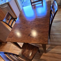 Rosewood Pine Rectangular Dining Table