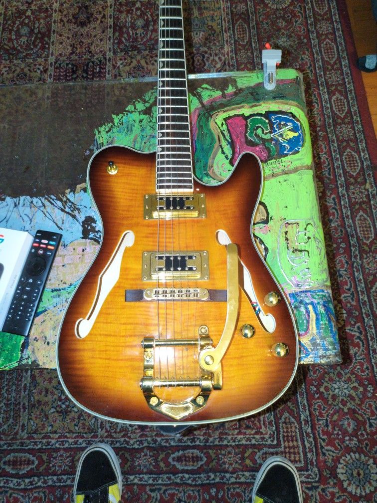 Dejawu Semi Acoustical Hollow Body Guitar