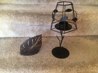 2 beautiful candle holders