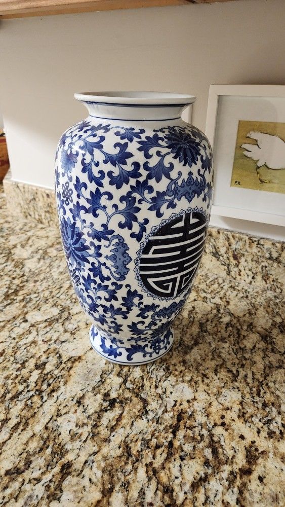 Blue Ceramic Pot