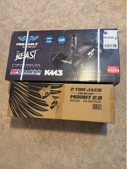Brand new Pro eagle 2 ton beast jack and mount
