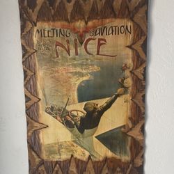 Aviation Wood Print Wall Art