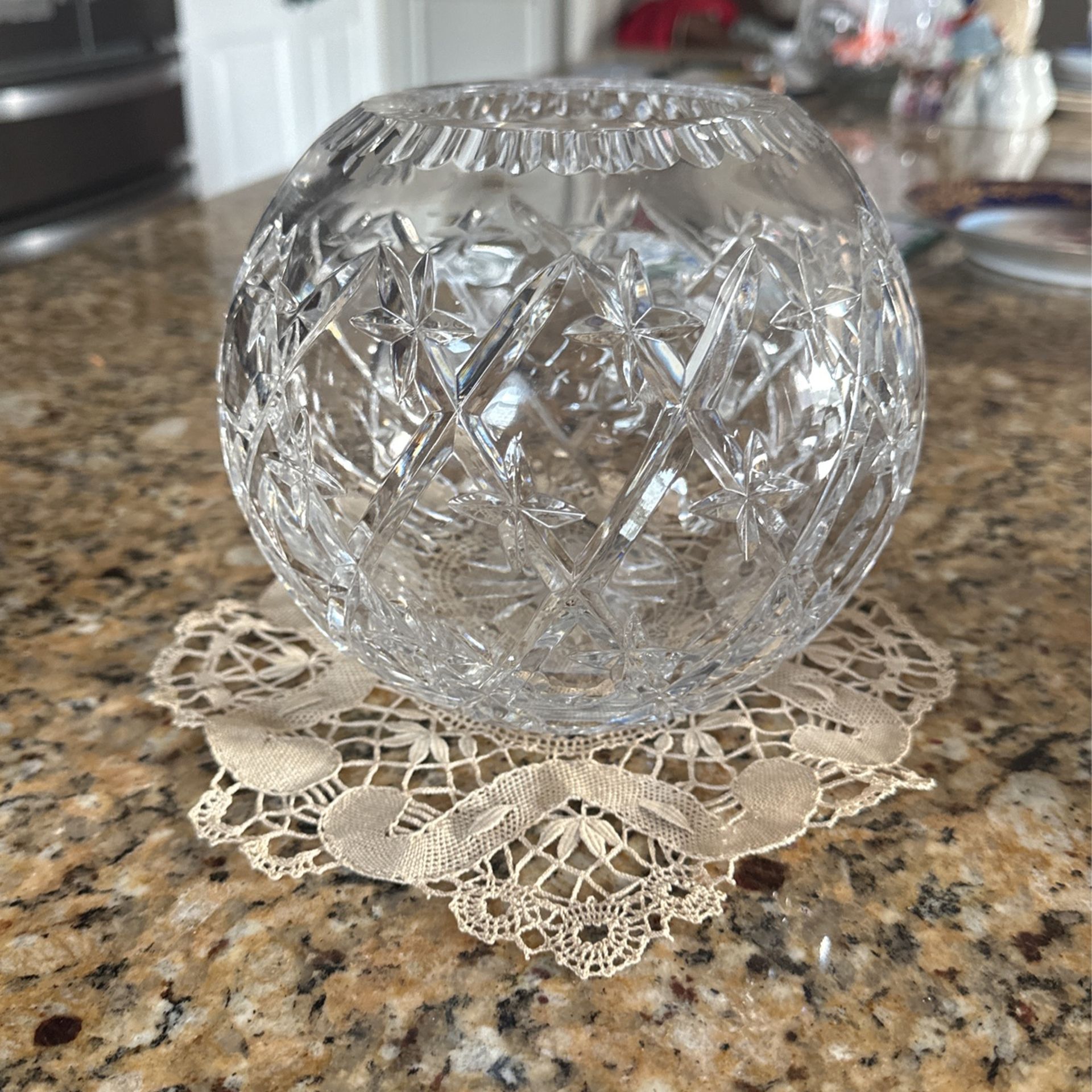 Lead Crystal Decorative Bowl 