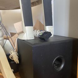 FREE Subwoofer, Speakers With Bluetooth (please Read Description)