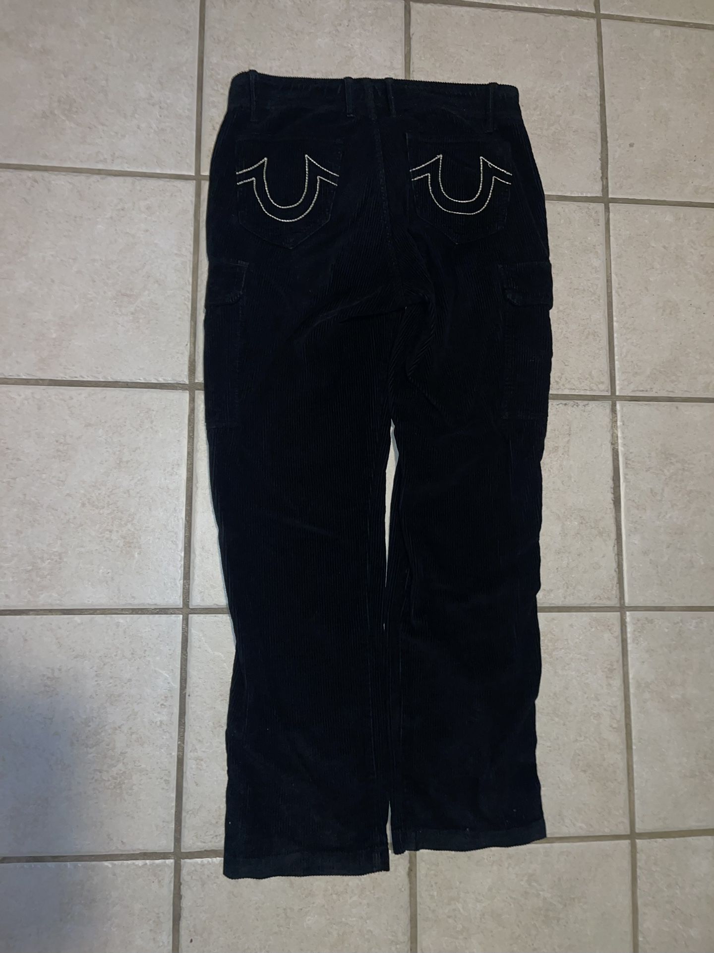 True Religion Cargo Corduroy Jeans
