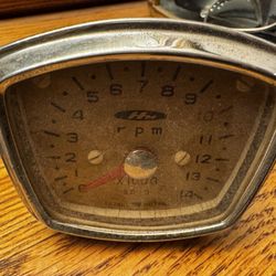 Honda CB92 CB92R Racing Tachometer Gauge, CYB Tach