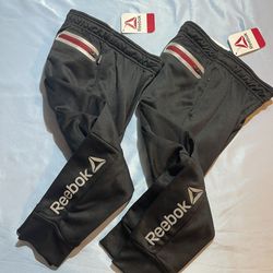 Boys Youth Reebok Power Up Jogger Black with Red Accent - SIZE XS 4/5 | New