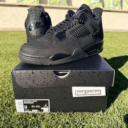 Nike Air Jordan 4 Retro Black Cat (2025) NEW/RECEIPT SIZE: 9  SOLD OUT EVERY WHERE! $350 FIRM ONLY!