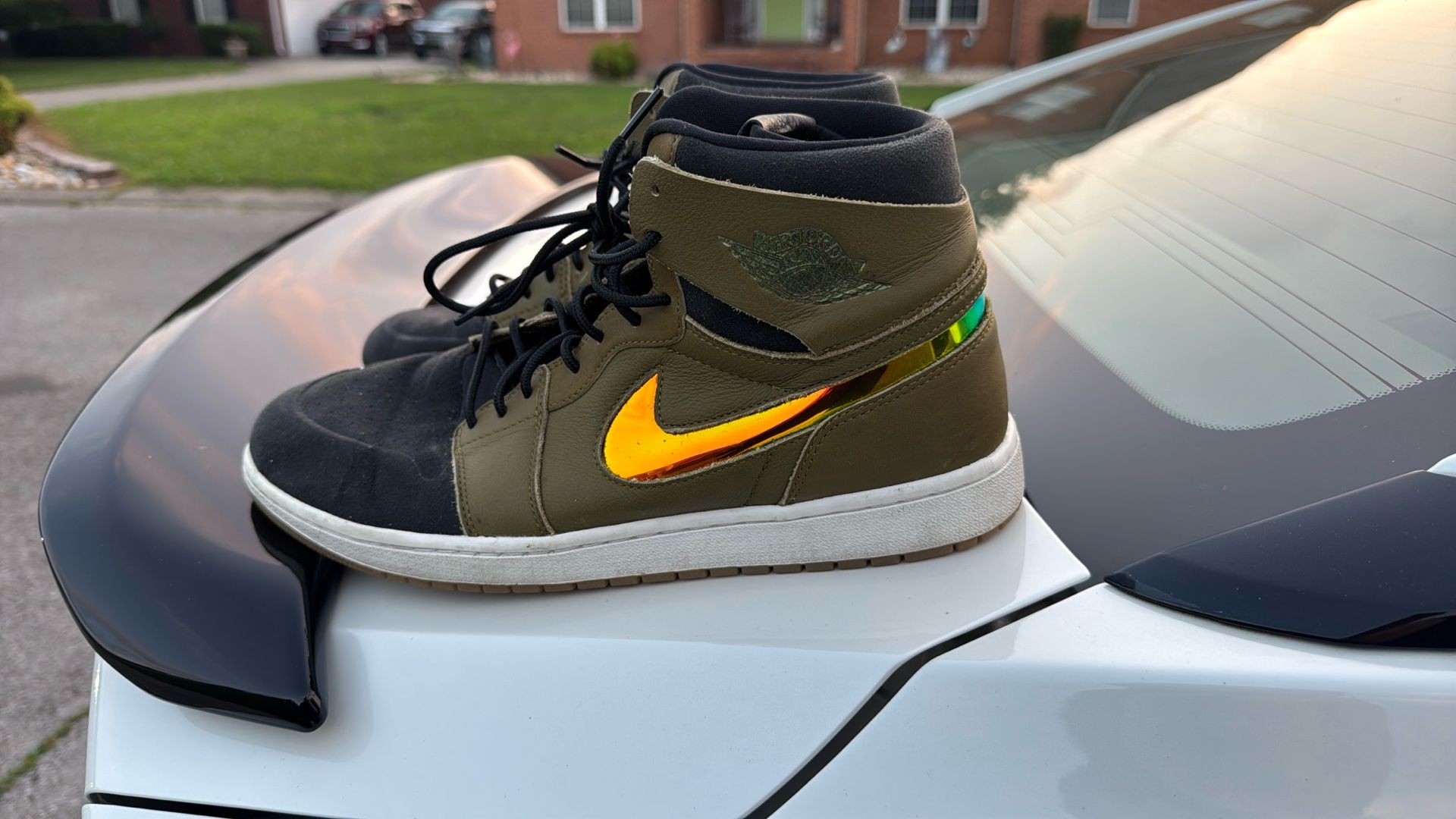 Militia Green Nike Air Jordan 1 Mid