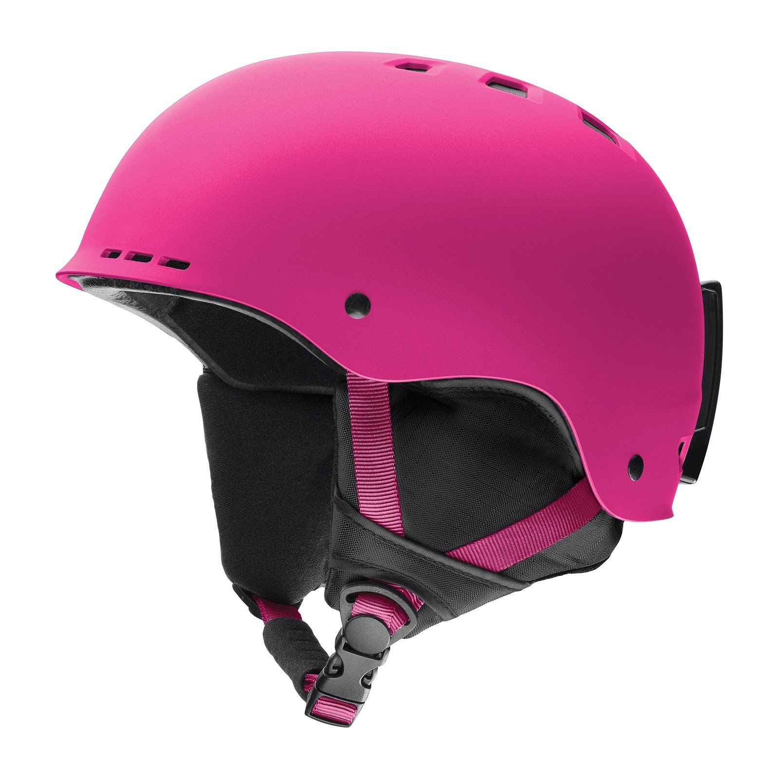 SMITH Unisex Adult Holt Snowboard Helmet | Medium | Matte Fuchsia Pink