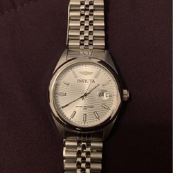 Silver Invicta Watch