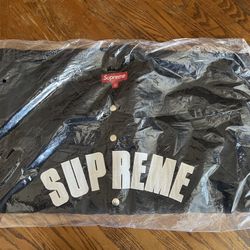 Supreme Arc Denim Coaches Jacket (SS25) Black Size Large
