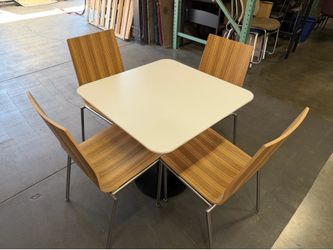 High end table and chairs, 30 x 30” very high quality