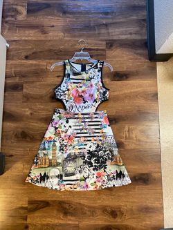 Just  Love brand  Floral Print Sleeveless Dress