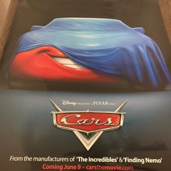 Pixar Classic "CARS" original 2006 movie poster