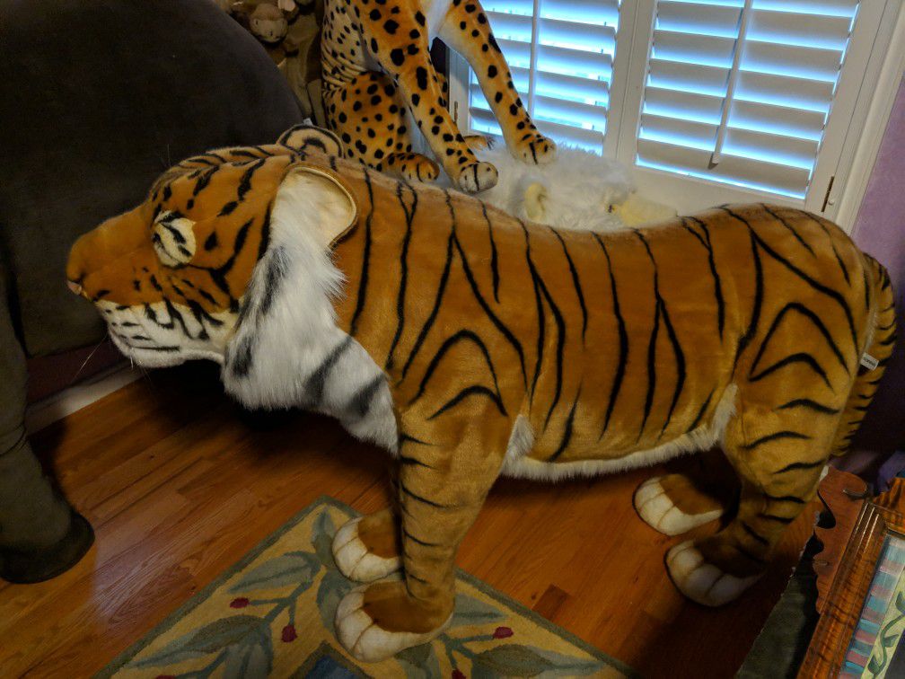 Large tiger stuffed animal