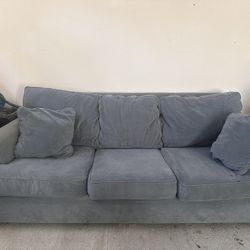 Blue Velvet Couch