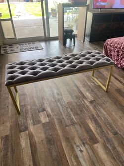 Genuine leather Bench