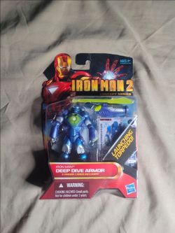 Marvel IRON MAN 2 Deep Dive Armor #06 3.75" Action Figure 2009 Hasbro