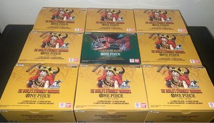 One Piece English Booster Box Bulk Lot