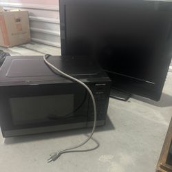 Microwave And Tv