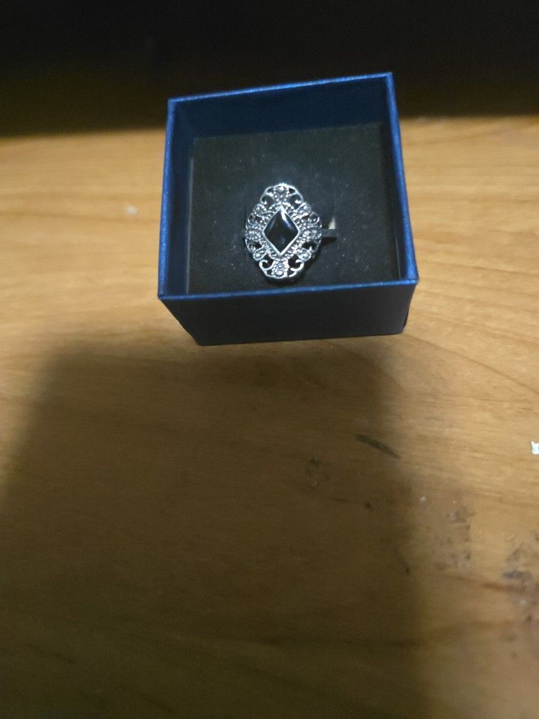 Size 7 Vintage Stainless Steel Ring