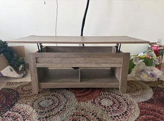 Grey Wood Coffee Table