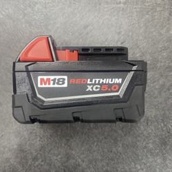 Milwaukee M18 Fuel RedLithium XC 5.0 battery