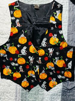 Halloween Pumpkin Vest