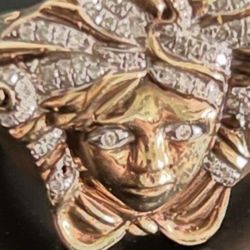 Versace Ring 10k Diamonds 
