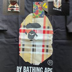 Bape x Burberry(Black)(Size Medium)