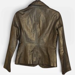 Medium Worthington Genuine Leather Blazer