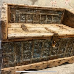 Antique Chest And Chair 