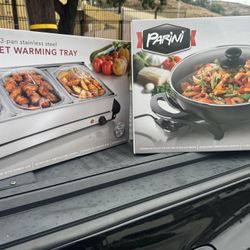Tray Warmer And Electric Stir Fryer Both 30 Cash