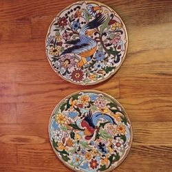Two Sevilla Cermicas Handmade Plates