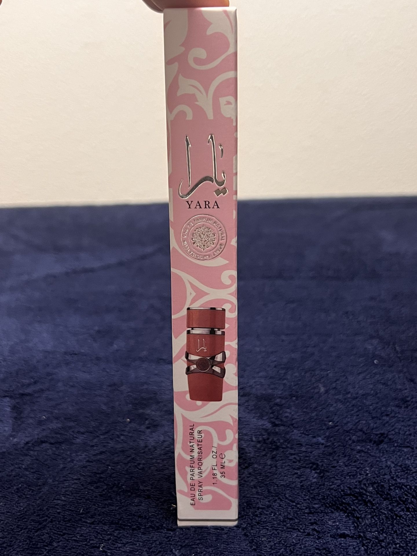 35ml travel-size bottle of Yara Eau de Parfum by Lattafa