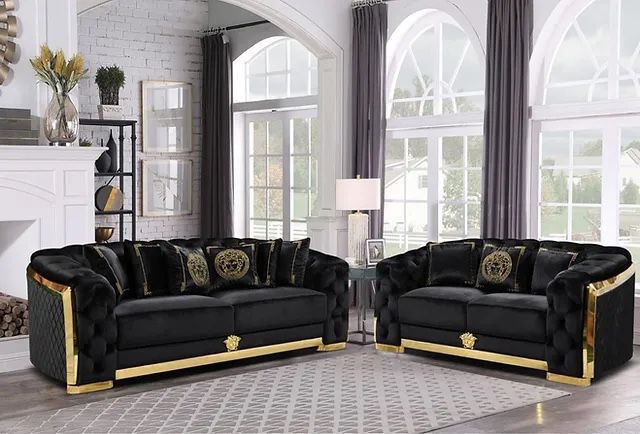 New Arrivals 2024 Versace Sofa & loveseat 