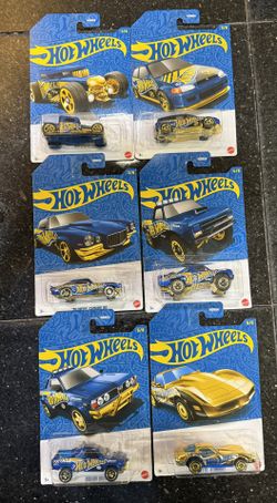 Hot Wheels 58th Anniversary Gold And Blue