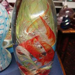 6"glass Blown Paperweight