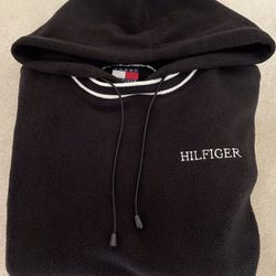Tommy Hilfiger Womens Hooded Fleece, Size Medium