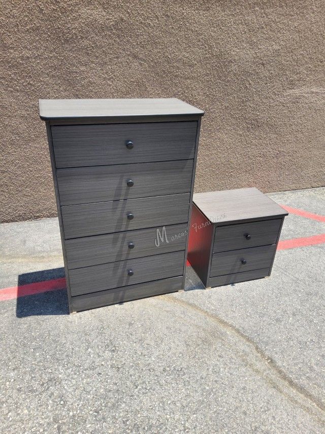 Gray Matte Bedroom Dresser Set!