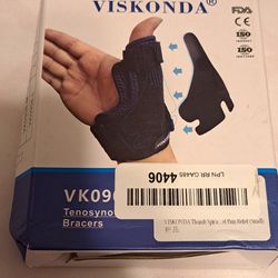Thumb Brace By Viskonda Size Small Product Code VK0906-S Black 