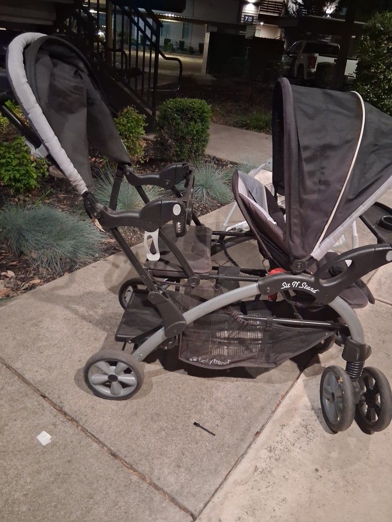 2 Free STROLLERS , SWING AND JUMPER