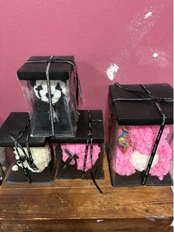 Birthday bears/fake flowers
