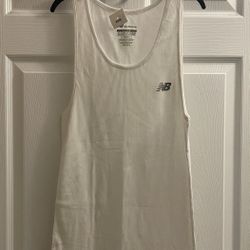 Brand New Men’s New Balance White Ribbed Tank/Undershirt Size Large 