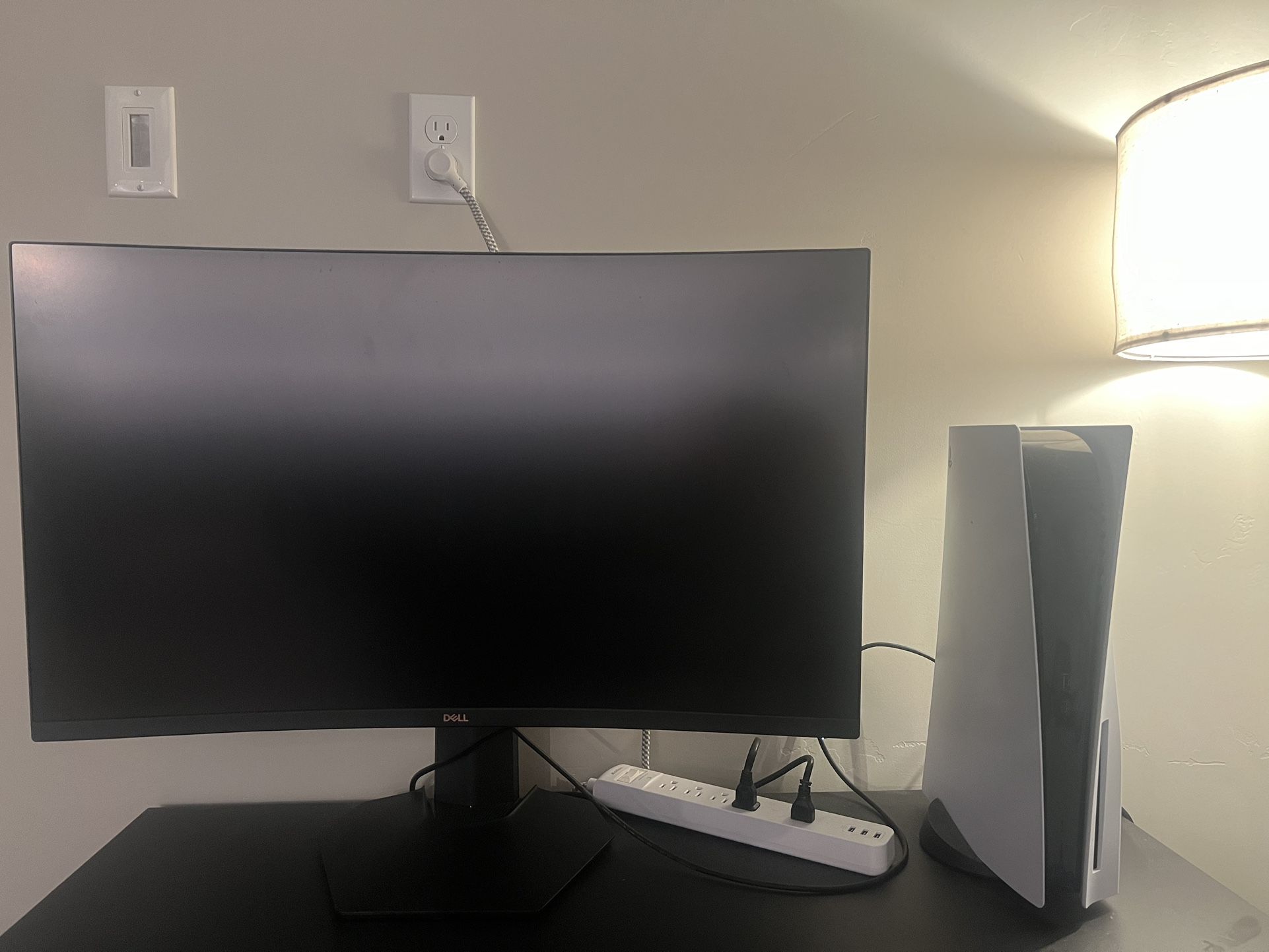 PS5 And 27in Curved Monitor