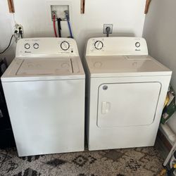 Amana Washer And Dryer Set (Electric)