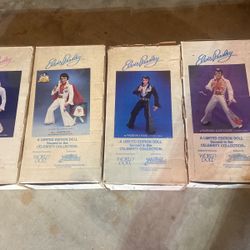 4 21” Elvis Collectors Dolls (all 4 ) In Mint Condition 